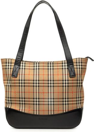 Burberry Pre-owned Burberry Haymarket Check Canvas Tote Ladies R9HARMJG37T2LX36