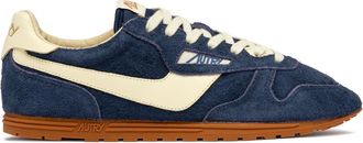 Autry Denim Windspin Suede Sneakers