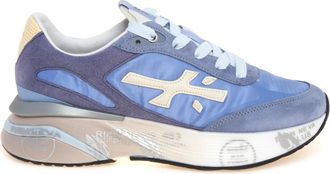 Premiata Moerun Sneaker - Dames - Sneakers - Blauw - 39 EU - Su&egrave;de - Schoenen