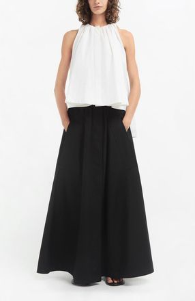 Co Parachute Skirt in Cotton Sateen in Black at Nordstrom, Size Xx-Small