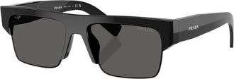 Prada PR D12Su Sunglasses - male - Prada - Sunglasses - Black - 55 MM - Accessories