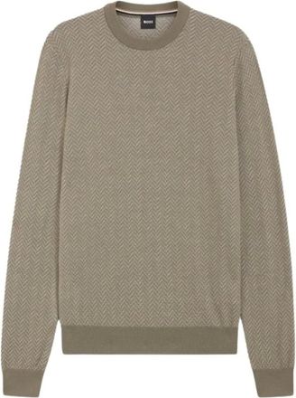 HUGO BOSS Uomo, Maglie, Beige, L, new