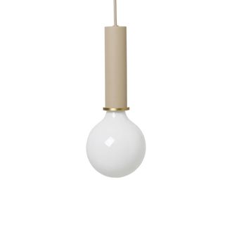 Ferm Living Socket Pendelleuchte High, beige