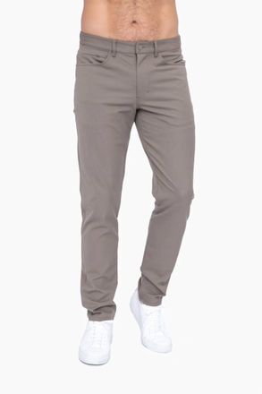 Mono B Mens Classic Golf Pants In Olive