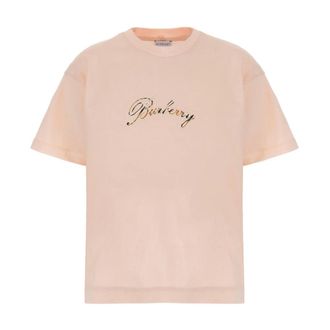 Burberry Frankie T-shirt - female - Burberry - T-Shirts - Pink - S - Tops