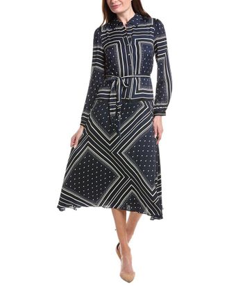 Elie Tahari The Hollie Silk-Blend Dress