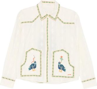 Mother The Peasant Poet Embroidered Shirt