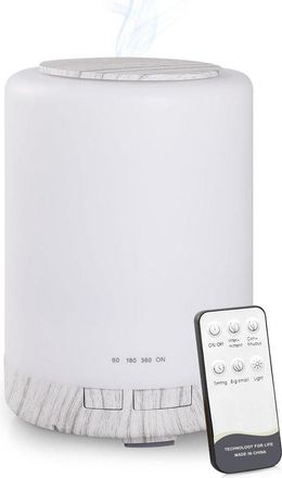 OEM Difusor De Aromas De 300 Ml Con Control Remoto Y 7 Colores Led - Humidificador Ultras&oacute;nico Para Aceites Esenciales