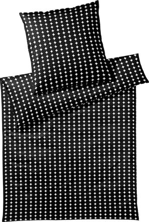 Elegante Bettw&auml;sche Bubbles, Schwarz-Weiss