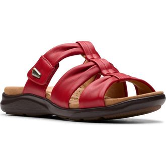 Clarks Kitly Slide Sandal in Cherry Red at Nordstrom Rack, Size 9.5