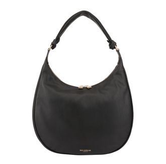 Paul Costelloe Womens Anum Leather Shoulder Bag - Black - One Size