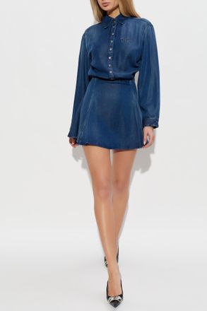 Diesel Denim Dress DE-DREVIA-S, Womens, Blue