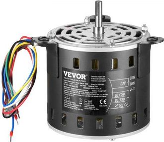 OEM Motor De Soplador De Horno De 1/5 Hp, 220 V, 1,45 A, 1100 Rpm, 3 Velocidades, Di&aacute;metro De Eje 10 Mm, Longitud De Eje De 20 Mm, Rotaci&oacute;n En Sentido Ant