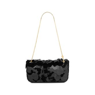Paco Rabanne Sparkle Bag With Black Sequin Embroidery