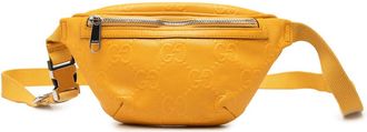 Gucci Pre-owned Gucci GG Embossed Perforated Calfskin Belt Bag Ladies NSI5BFXVOJG552KT
