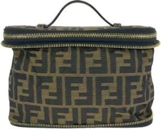 Fendi Pre-owned Handbags, female, Brown, Size: ONE SIZE Pre-owned Zucca Canvas Handbag