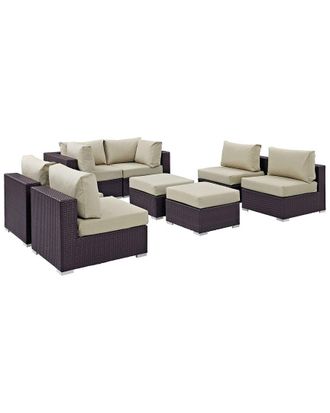 ModWay Convene 8-Piece Outdoor Patio Sectional Set