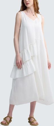 Luukaa D'Celli Brielle Artistic Muslin Dress in Ecru at Nordstrom, Size 14