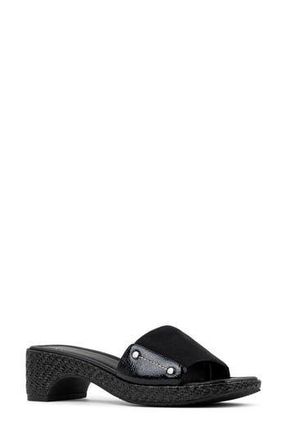 Donald J Pliner Rodeo Slide Sandal in Black at Nordstrom Rack, Size 6