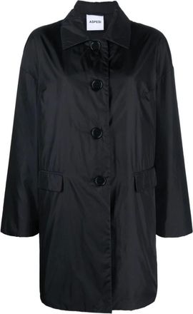 Aspesi Cappotto monopetto - - Coats - Donna - Nero - S