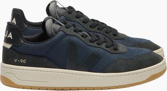 Veja Mens VEJA V-90 B-MESH TRAINER NAUTICO/BLACK - Navy - Size: 10