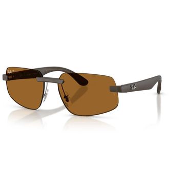 Ray-Ban Rb 4475Ch Zonnebril - unisex - Zonnebrillen - Bruin - 60 MM - Accessoires