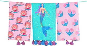 Tiramisu Set Of 3 The Mermaid Cove Artisan Kitchen Tea Towel Set