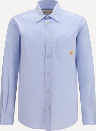Valentino Camicia classica con ricamo farfalla Man 39