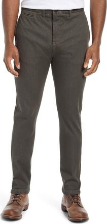 HIROSHI KATO Denit Slim Fit Chinos in Military Green at Nordstrom, Size 29 X 34