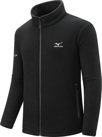Mizuno Logo Fleece Jacket Black A2CC3505