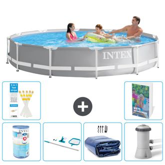 Intex Piscina Prism Frame Redonda - 366x76 Cm - 7-piezas S20