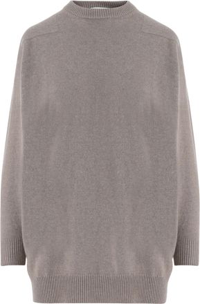 Jil Sander Beige Crewneck Wool-Blend Sweater