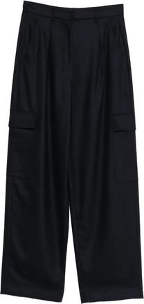 Max Mara Pantaloni con pieghe frontali - Nero