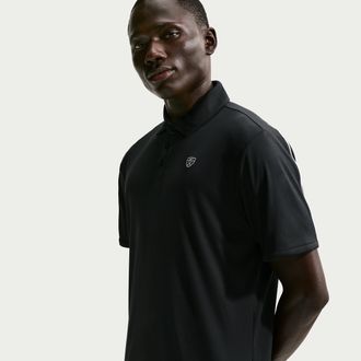 Nike Mens Par Dri-FIT Golf Polo in Black | IB0233-010