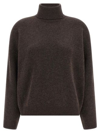 Brunello Cucinelli Brown High neck sweater