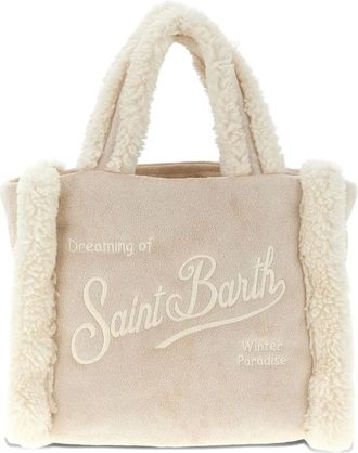 MC2 Saint Barth Borsa mini con ricamo - Toni neutri