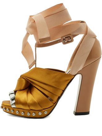 N&deg;21 peep-toe sandals - Neutrals