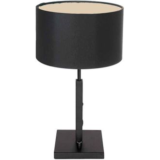 Steinhauer L&aacute;mpara De Mesa - Stang - Negro - Lino Metal Tejido - Steinhauer