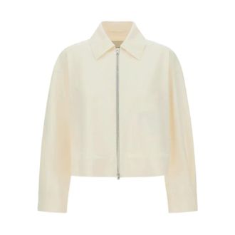 Herno Jassen, Dames, Wit, S, First-Act Shirt Jacket