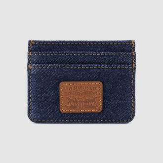 Levi's Denim Card Holder - Mens - One Size - Blue