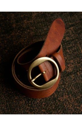 Fortela Tania Leather Belt in Kai at Nordstrom, Size 90