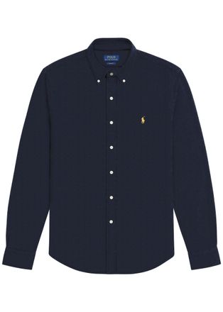 Polo Ralph Lauren Logo-embroidered Cotton Shirt - Navy - XL