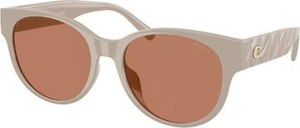 Coach HC8430D CAE87 Asian Fit 58843 Womens Sunglasses Brown Size 56