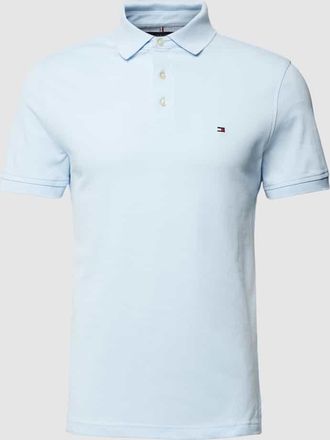 Tommy Hilfiger Slim Fit Poloshirt Modell 1985 in Hellblau, Größe XXL