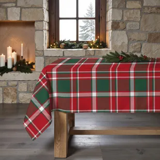 Muare Home Mantel antimanchas 100% algodón multicolor 500x155 cm