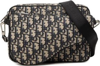 Dior Pre-owned Nylon Crossbody - Dames - Vintage Schoudertas - Beige - ONE Size - Nylon - Vintage