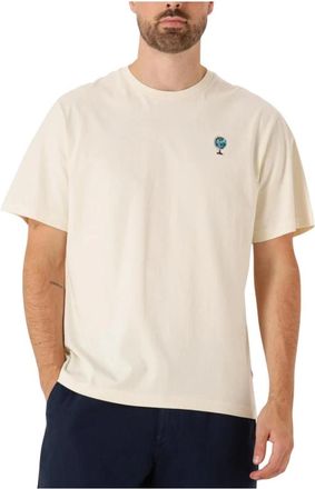 For&eacute;t Globus T-Shirt - Heren - T-shirts - Beige - 2XL - Katoen - Tops