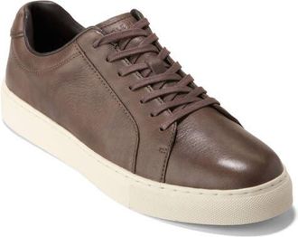 Cole Haan Grand Series Jensen Leather Low Top Sneaker in Lava /Ivory at Nordstrom, Size 7.5