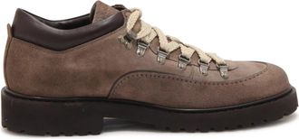 Doucal's Vintage Effect Trekking Schoenen Espresso Bruin - Heren - Veterschoenen - Bruin - 44 EU - Leer - Schoenen