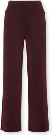 Elena Miro Broeken, Dames, Rood, L, Polyester, Cropped Scuba Broek